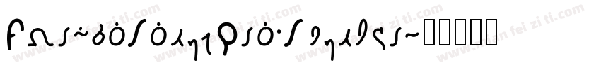 ScriboRoughPro Regular字体转换
